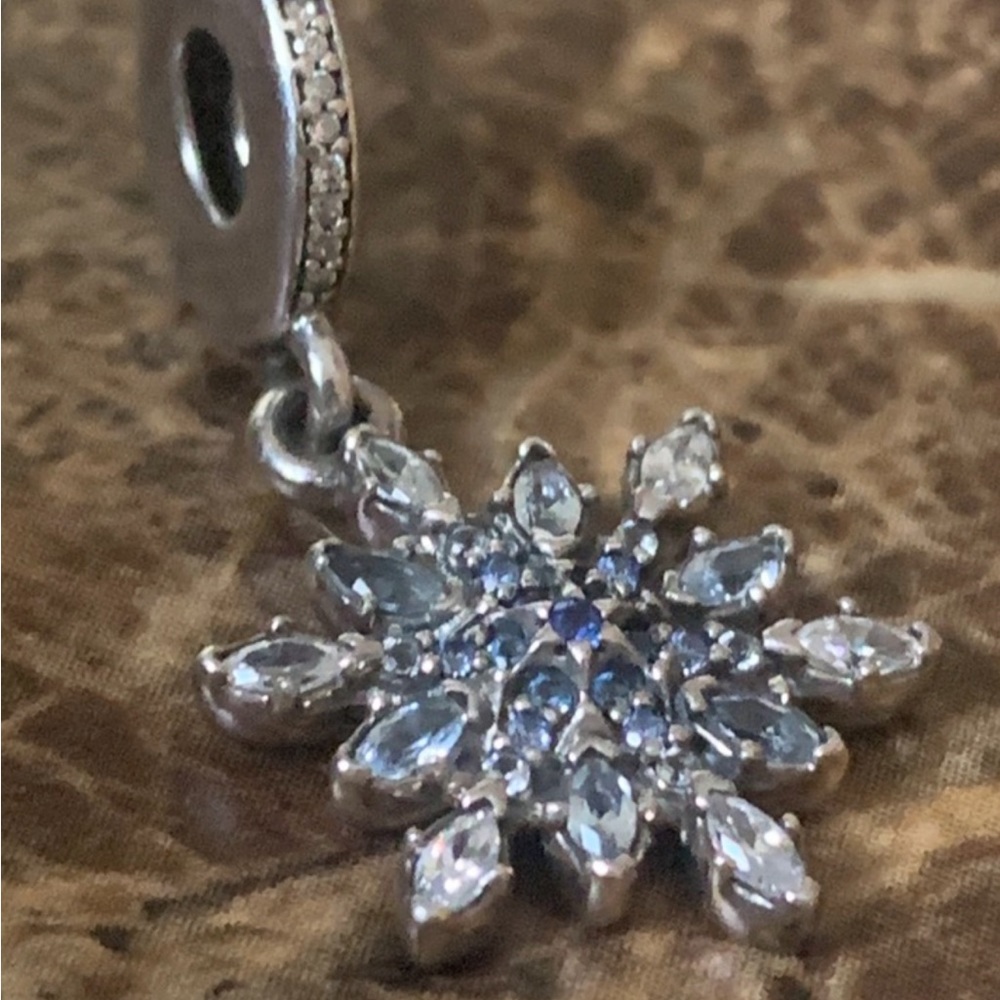 Authentic Pandora Crystalized Snowflake Blur Crystals Clear Zirconia s925 ALE